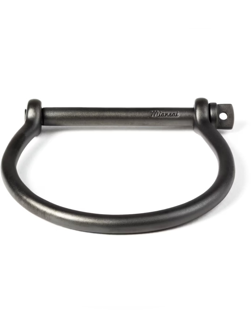 Miansai Matte Black Screw Cuff Bracelet